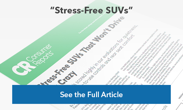 Stress-Free SUVs